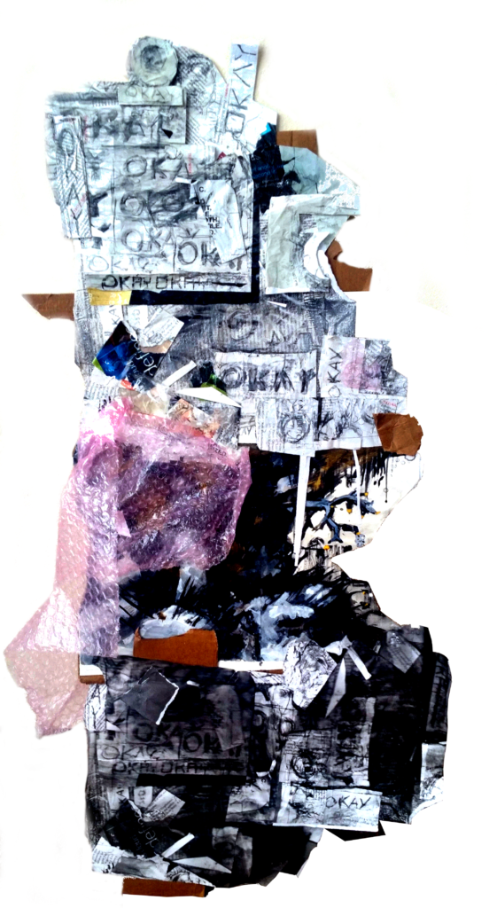 Paper, Cardboard, Plastic, Graphite, Ink Collage

Copyright William Doty, 2016